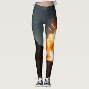 Inferno Shower Curtain Leggings