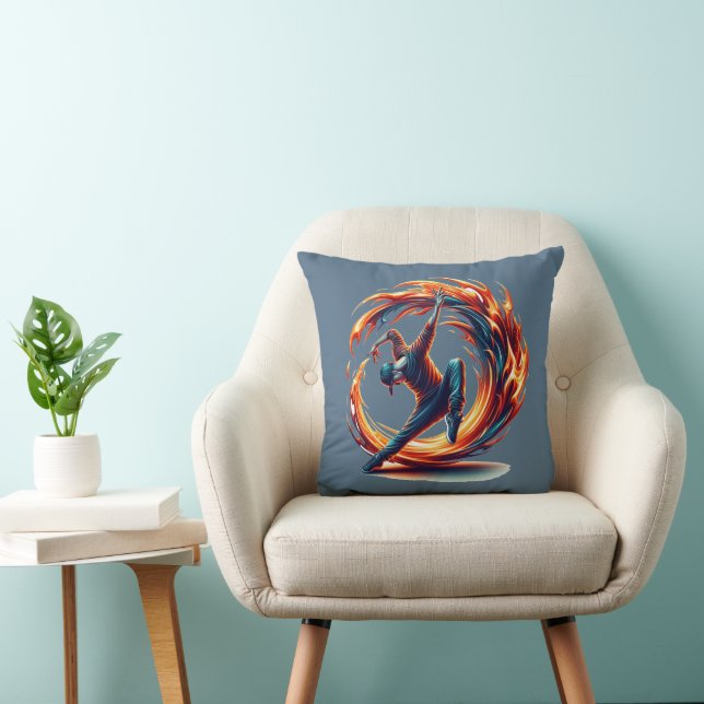 Inferno Spin - Ignite the spirit of Breakdance Cushion (Chair)
