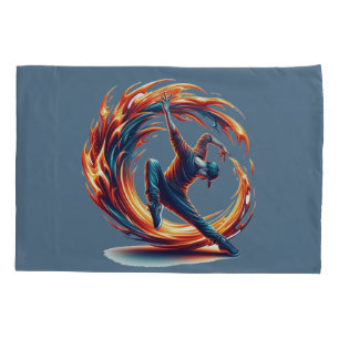Inferno Spin - Ignite the spirit of Breakdance Pillowcase