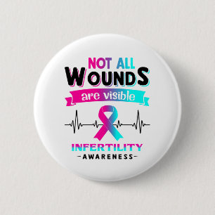 Infertility Awareness Month Ribbon Gifts 6 Cm Round Badge