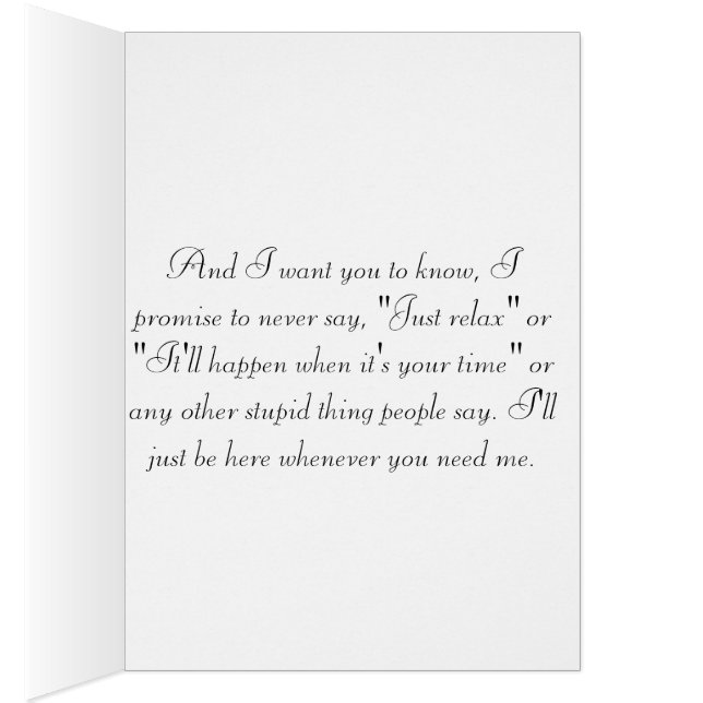 Infertility Card (Inside (Right))