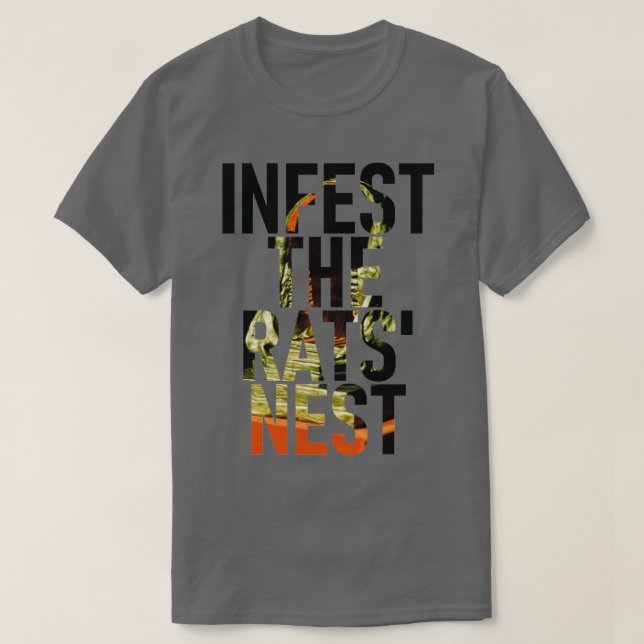 Infest The Rats Nest T-Shirt (Design Front)