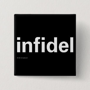 Infidel 15 Cm Square Badge