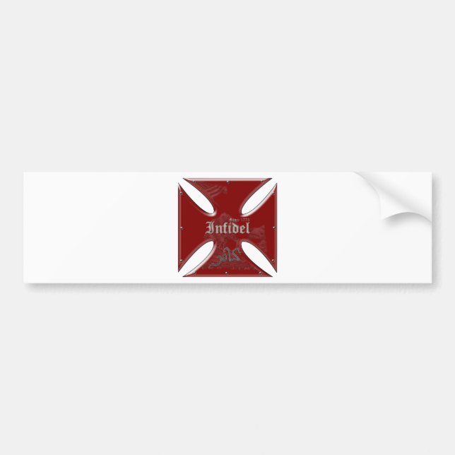 InfidelCross Bumper Sticker (Front)