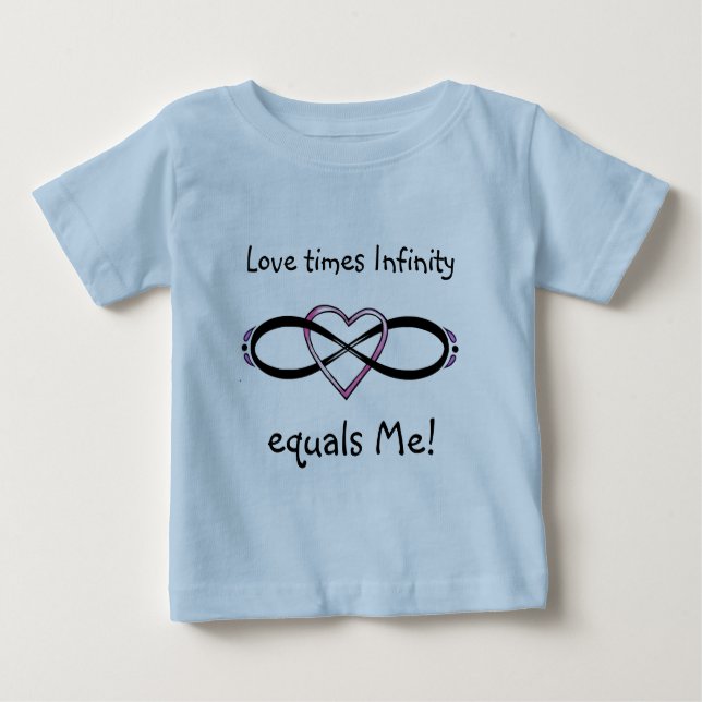 Infinate Love design Baby T-Shirt (Front)
