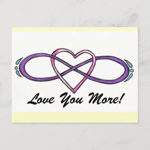 Infinate Love design Postcard