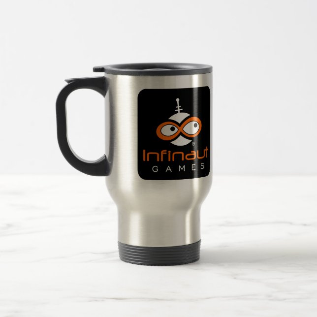 Infinaut Logo Travel Mug (Left)