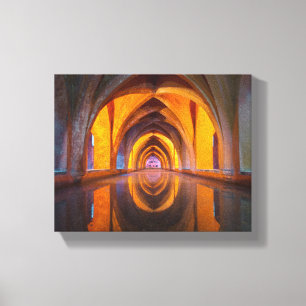 infinite architecture wrapped canvas