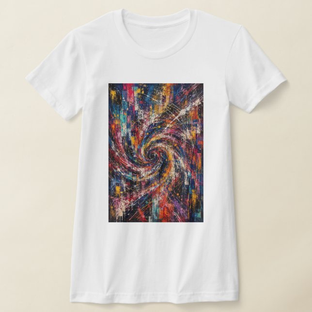 Infinite Chaos | Abstract Vortex T-Shirt (Laydown)