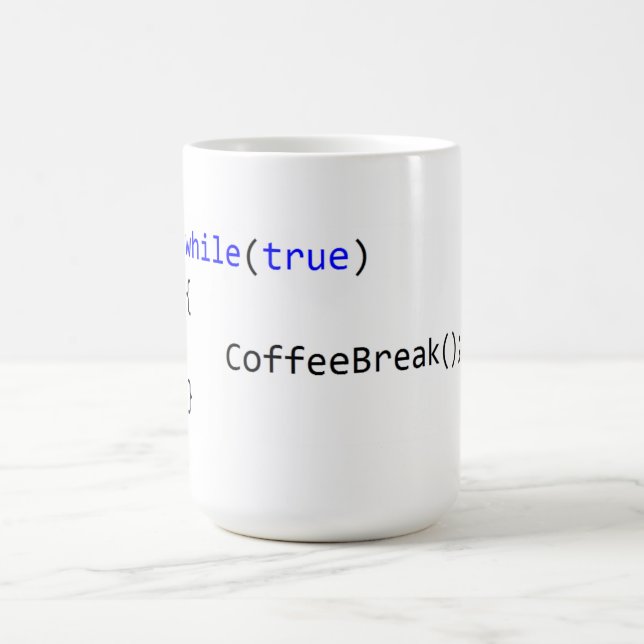 Infinite Coffee Break Loop Mug (Center)