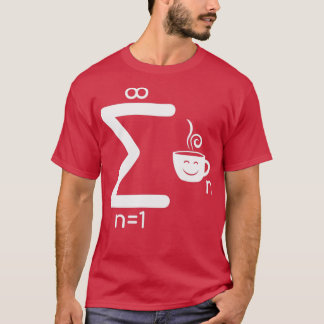Infinite Coffee Math Lover Addicted Sigma Drink C T-Shirt