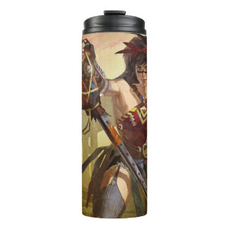 Infinite Crisis Atomic Wonder Woman Illustration Thermal Tumbler