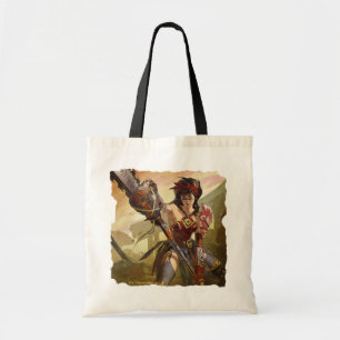 Infinite Crisis Atomic Wonder Woman Illustration Tote Bag