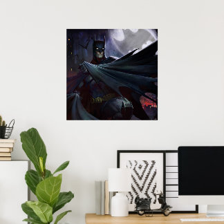 Infinite Crisis Batman Illustration Poster