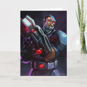 Infinite Crisis Cyborg Illustration Card