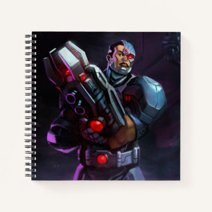 Infinite Crisis Cyborg Illustration Notebook