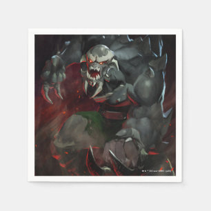 Infinite Crisis Doomsday Illustration Napkin