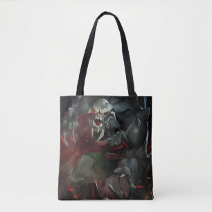 Infinite Crisis Doomsday Illustration Tote Bag