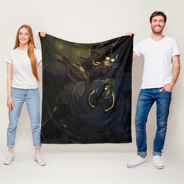 Infinite Crisis Gaslight Batman Illustration Fleece Blanket (In Situ)