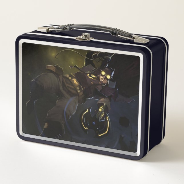 Infinite Crisis Gaslight Batman Illustration Metal Lunch Box (Front)