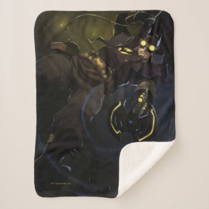 Infinite Crisis Gaslight Batman Illustration Sherpa Blanket