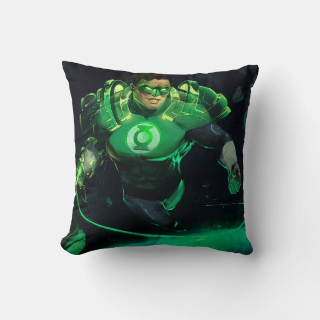 Infinite Crisis Green Lantern Illustration Cushion (Front)