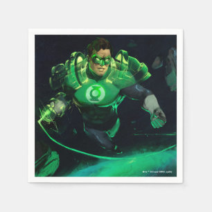 Infinite Crisis Green Lantern Illustration Napkin
