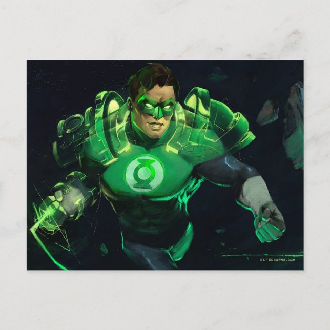 Infinite Crisis Green Lantern Illustration Postcard (Front)