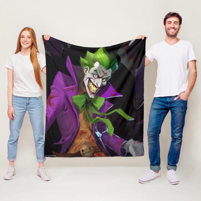 Infinite Crisis Joker Illustration Fleece Blanket (In Situ)