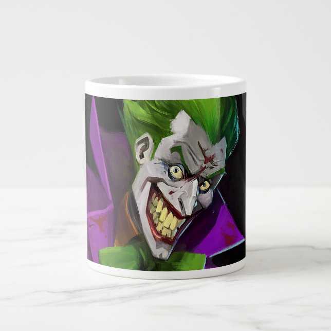 Infinite Crisis Joker Illustration Large Coffee Mug (Front)