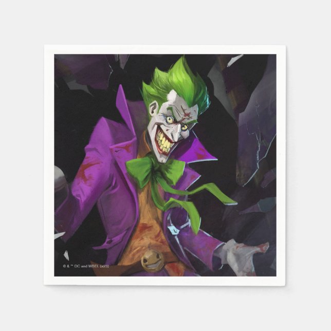 Infinite Crisis Joker Illustration Napkin (Front)