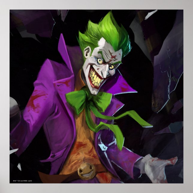 Infinite Crisis Joker Illustration Poster (Front)