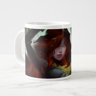 Infinite Crisis Poison Ivy Illustration Large Coffee Mug