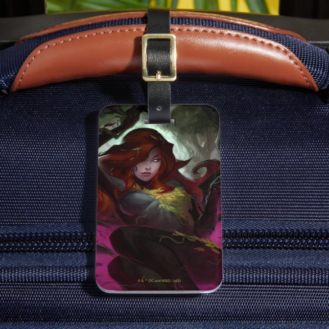 Infinite Crisis Poison Ivy Illustration Luggage Tag (Front Insitu 2)