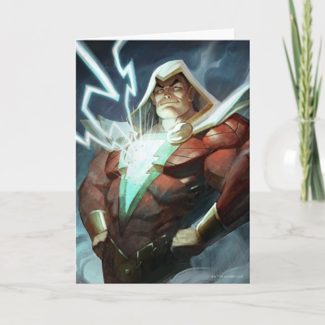 Infinite Crisis Shazam Illustration Card (Front)