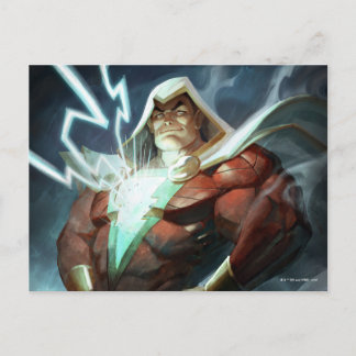 Infinite Crisis Shazam Illustration Postcard