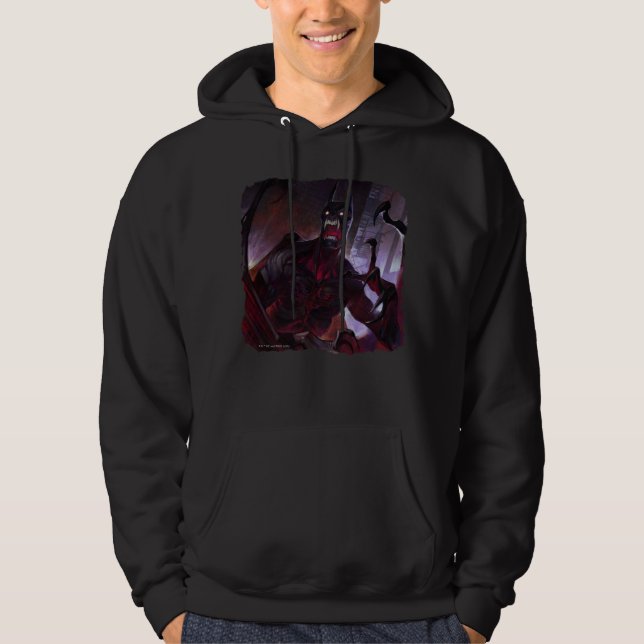 Infinite Crisis Vampire Batman Illustration Hoodie (Front)