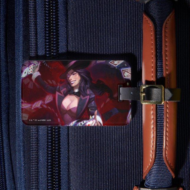 Infinite Crisis Zatanna Illustration Luggage Tag (Front Insitu 4)