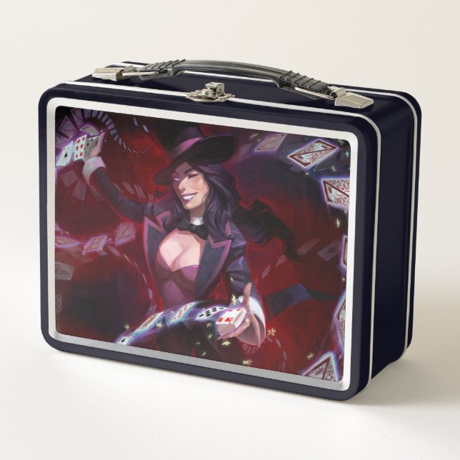 Infinite Crisis Zatanna Illustration Metal Lunch Box (Front)