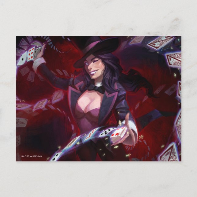 Infinite Crisis Zatanna Illustration Postcard (Front)