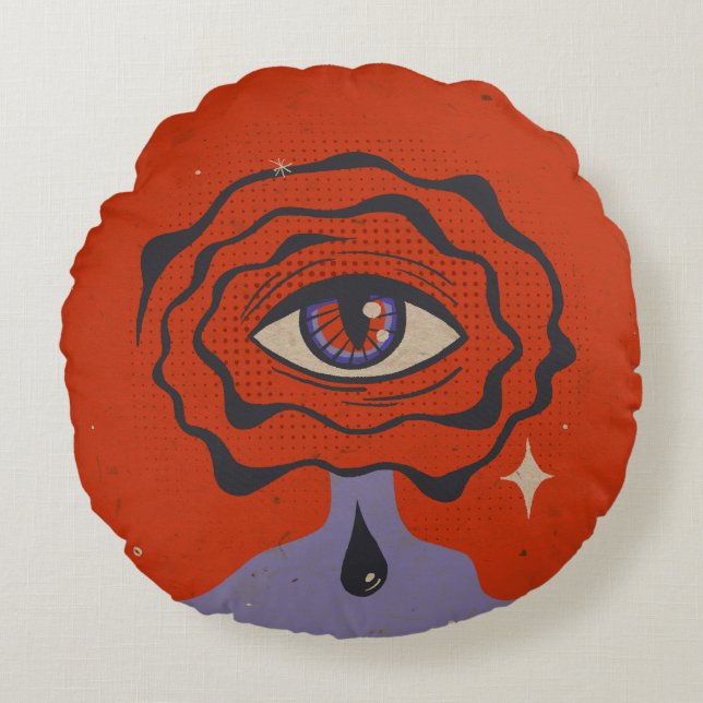 Infinite Cry Round Cushion (Front)