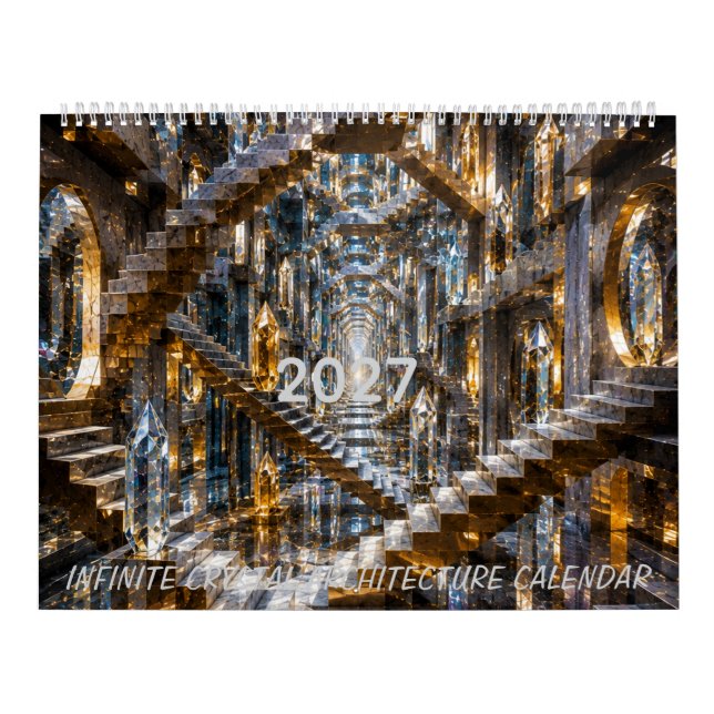 Infinite Crystal Architecture 2027 Calendar (Cover)