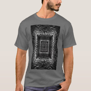 Infinite Depth - Black White Cube Tunnel T-Shirt