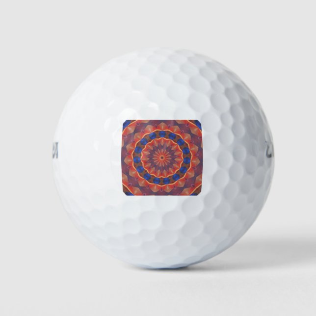 Infinite Diversities Mandala Golf Balls (Front)