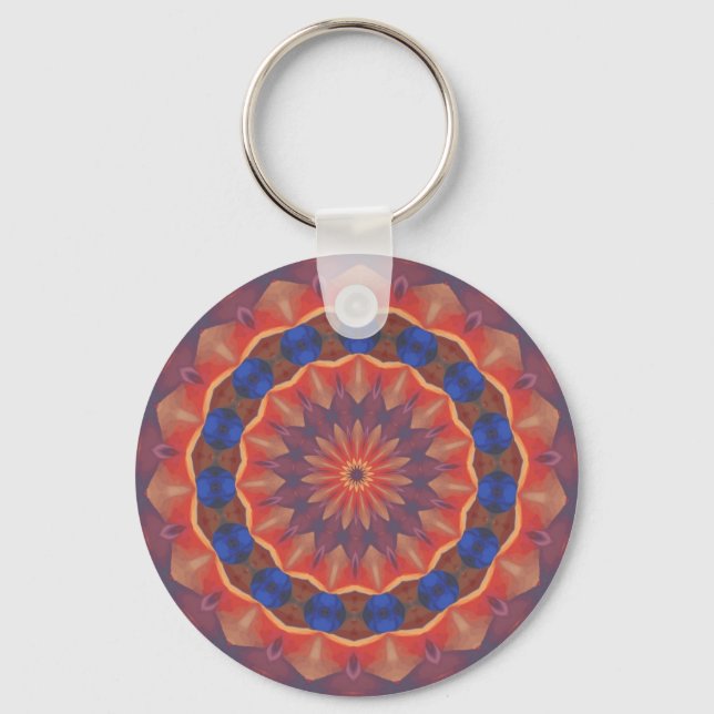 Infinite Diversities Mandala Key Ring (Front)