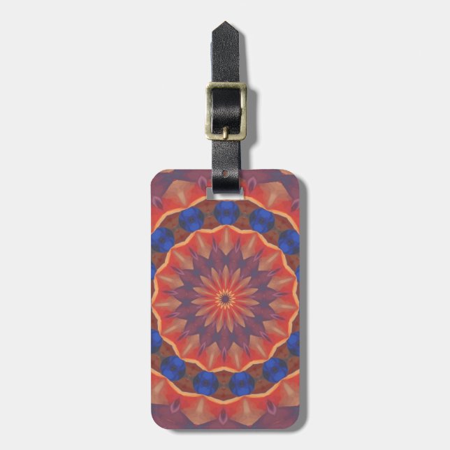 Infinite Diversities Mandala Luggage Tag (Front Vertical)