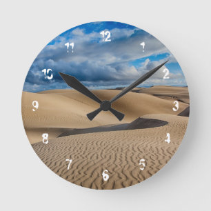 Infinite Dunes Round Clock
