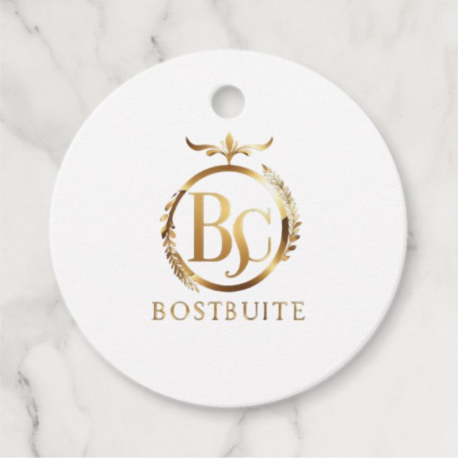  Infinite Elegance Favour Tags (Front)