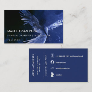 Infinite Grace Winged Angel Business Card