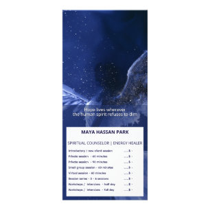 Infinite Grace Winged Angel Rack Card